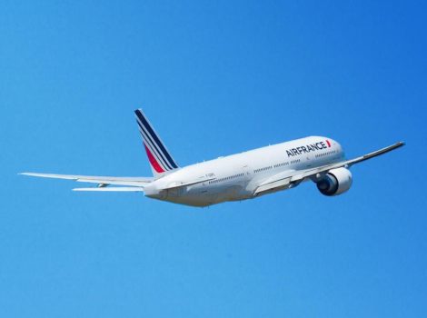 A photo of an aircraft from AirFrance