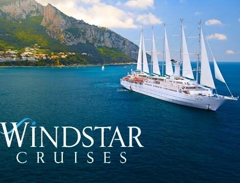 A photo of a Windstar cruise ship